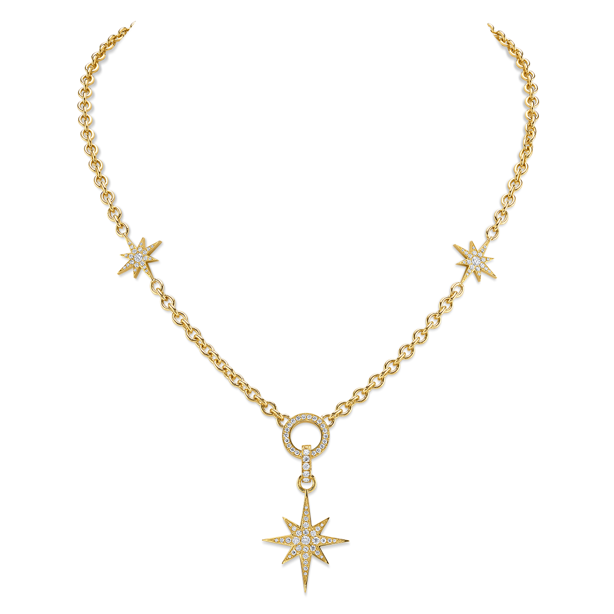 deBoulle Collection Constellation Necklace in Yellow Gold