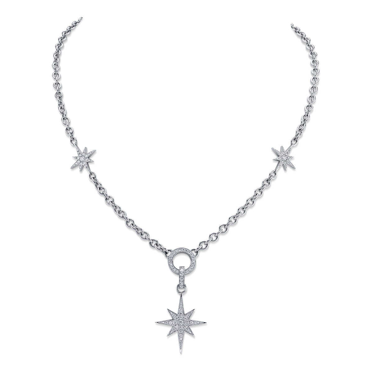 deBoulle Collection Constellation Necklace in White Gold