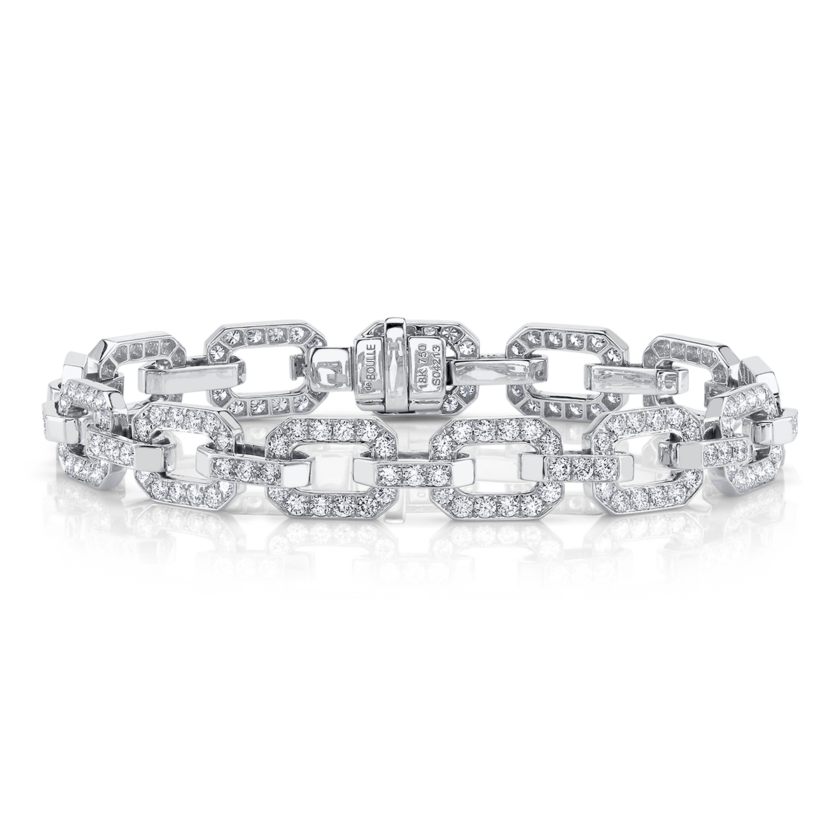deBoulle Collection Linkedin Bracelet with Diamonds