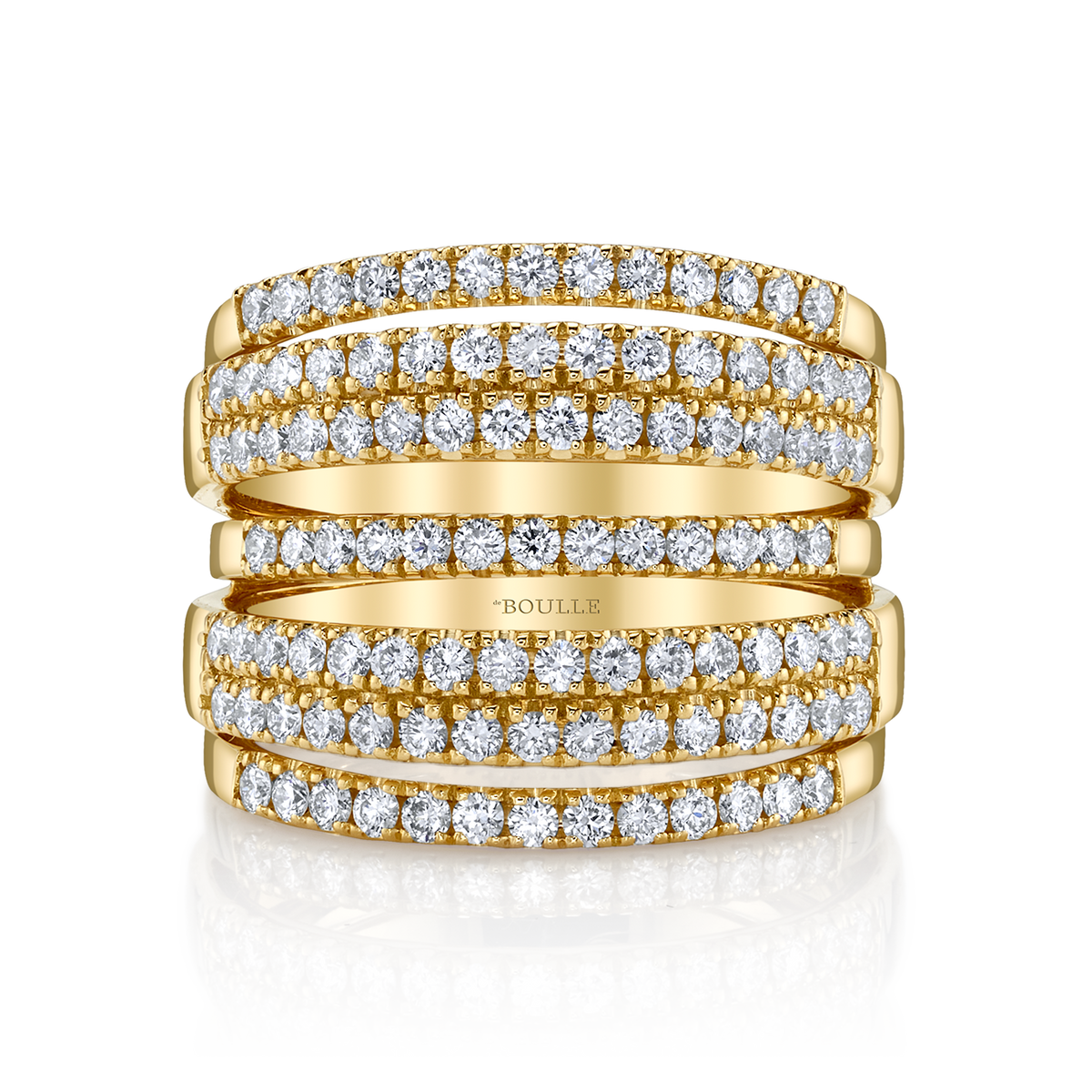 deBoulle Collection 7 Row Diamond Ring