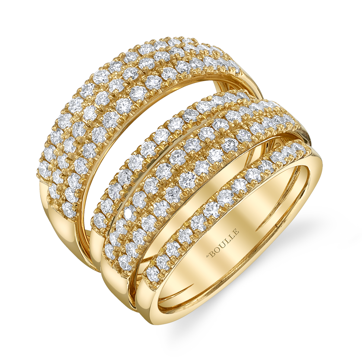 deBoulle Collection 7 Row Diamond Ring