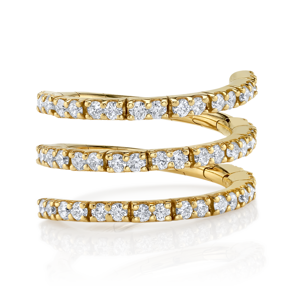 deBoulle Collection Spiral Ring in Yellow Gold