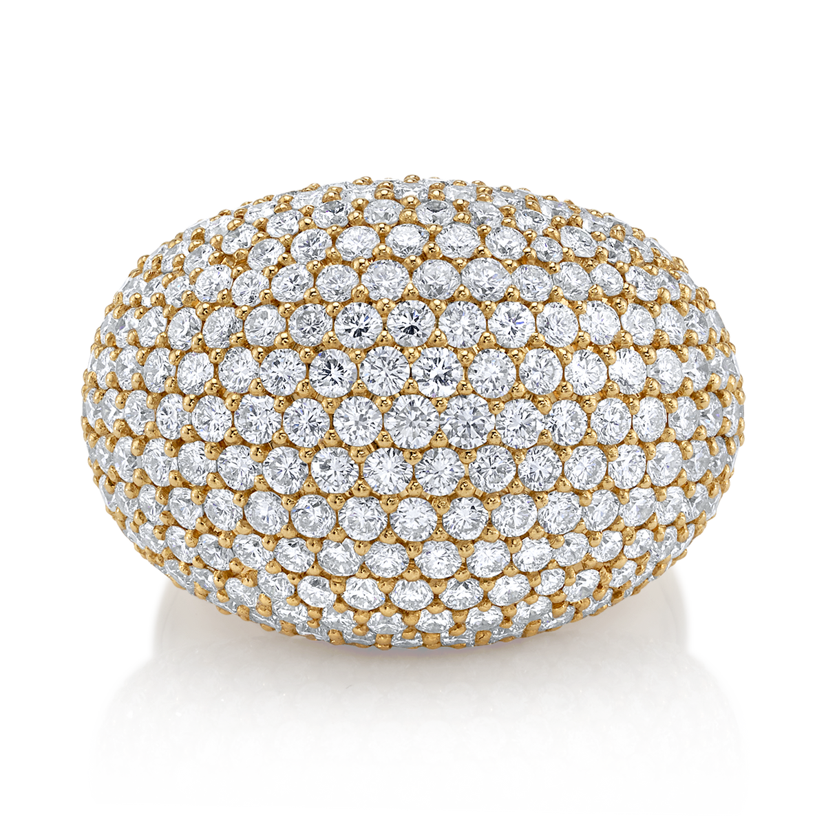 deBoulle Collection Pavé Domed Diamond Ring