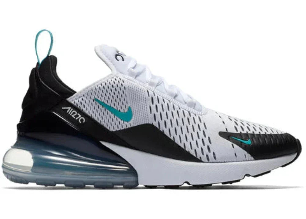 Nike Air Max 270 Shoes White Gray Blue