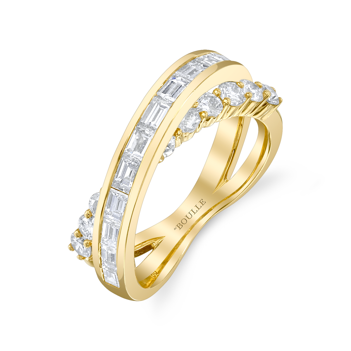 deBoulle Collection Overlapping Ring in Yellow Gold