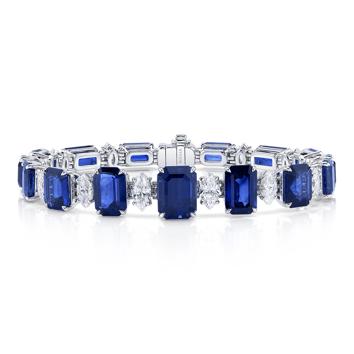 deBoulle High Jewelry Collection Sapphire and Diamond Bracelet