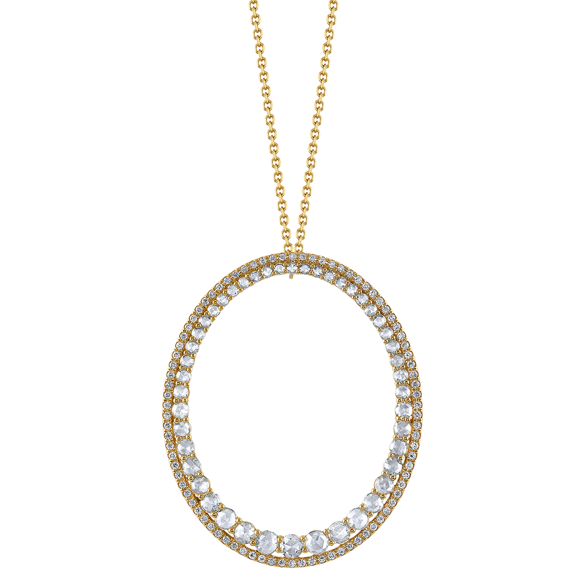 deBoulle Collection Rosette Pendant in Yellow Gold