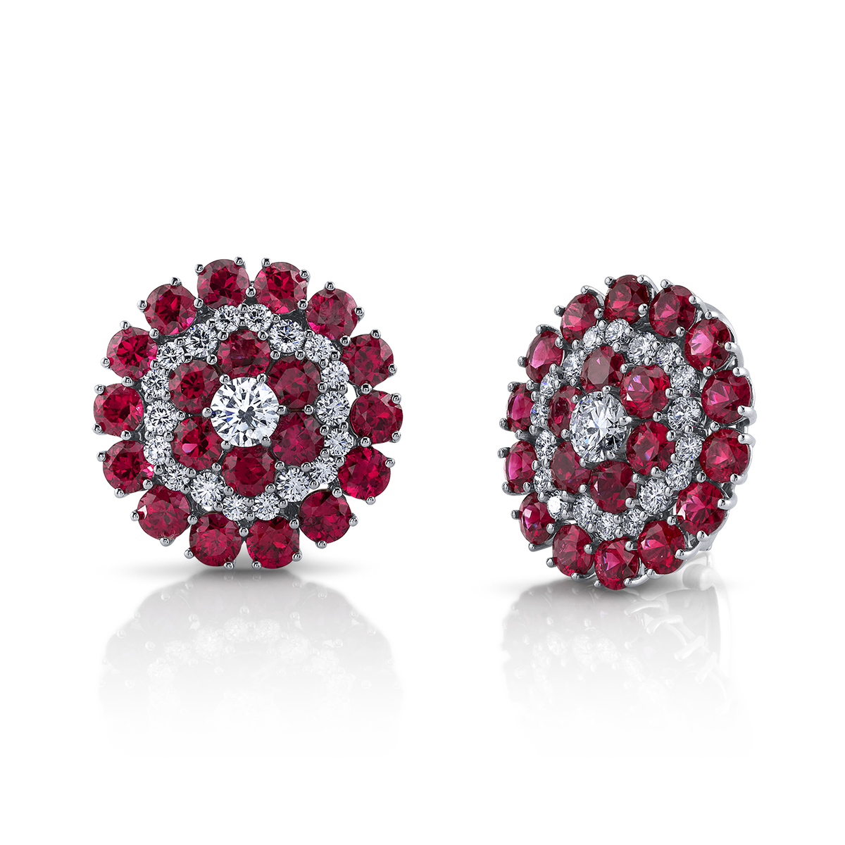 deBoulle High Jewelry Collection Floral Earrings
