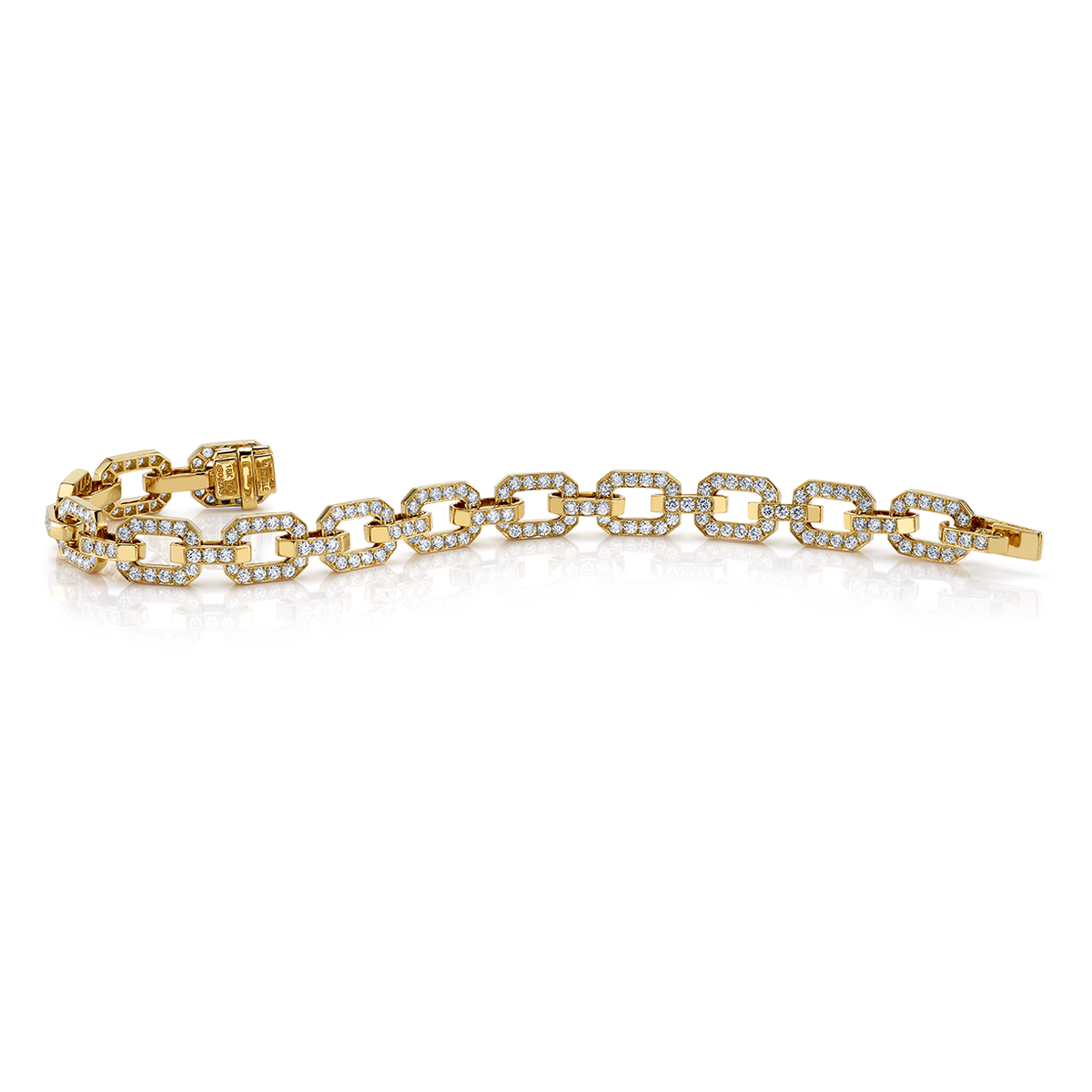 deBoulle Collection Linkedin Bracelet with Diamonds