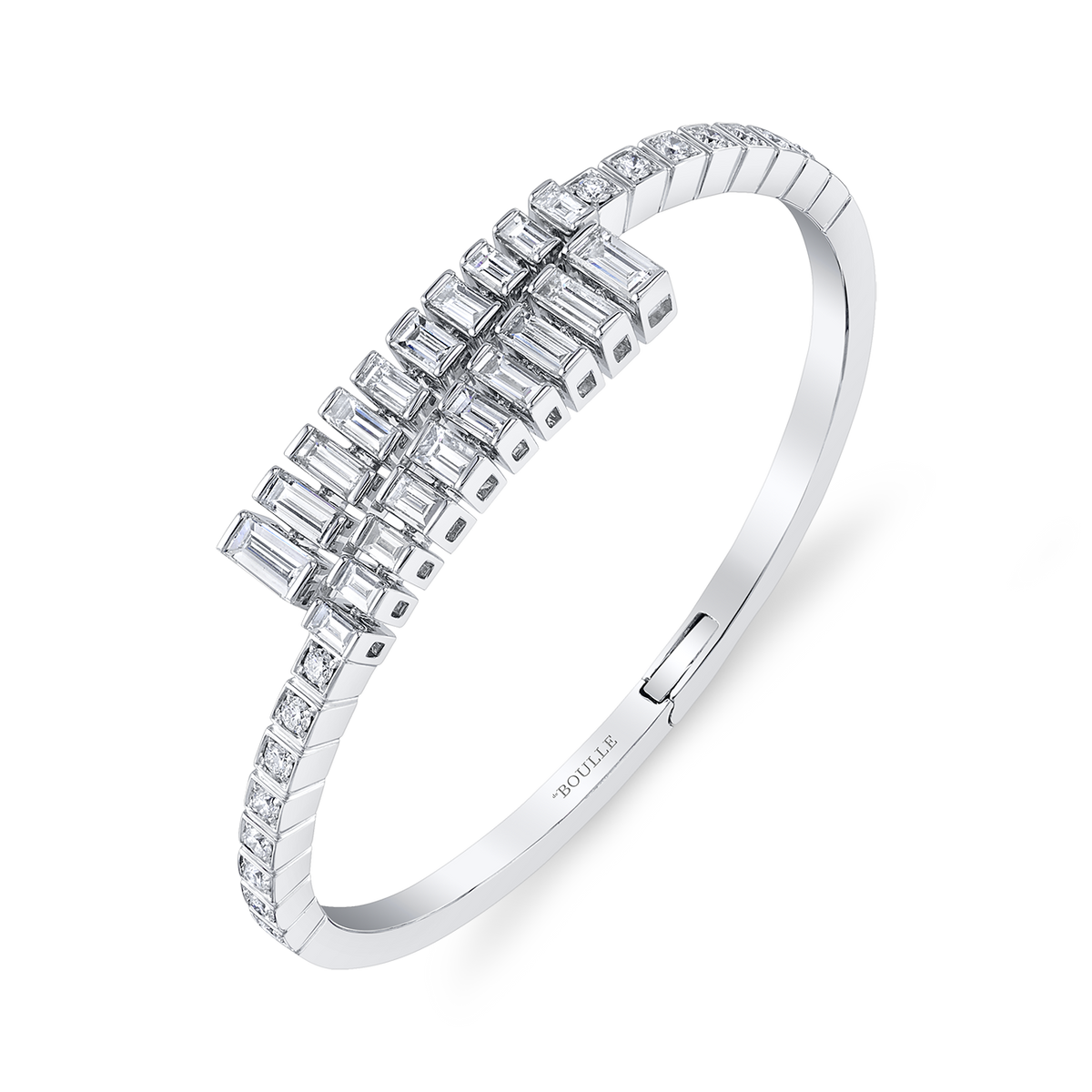 deBoulle Collection Diamond Bypass Bangle