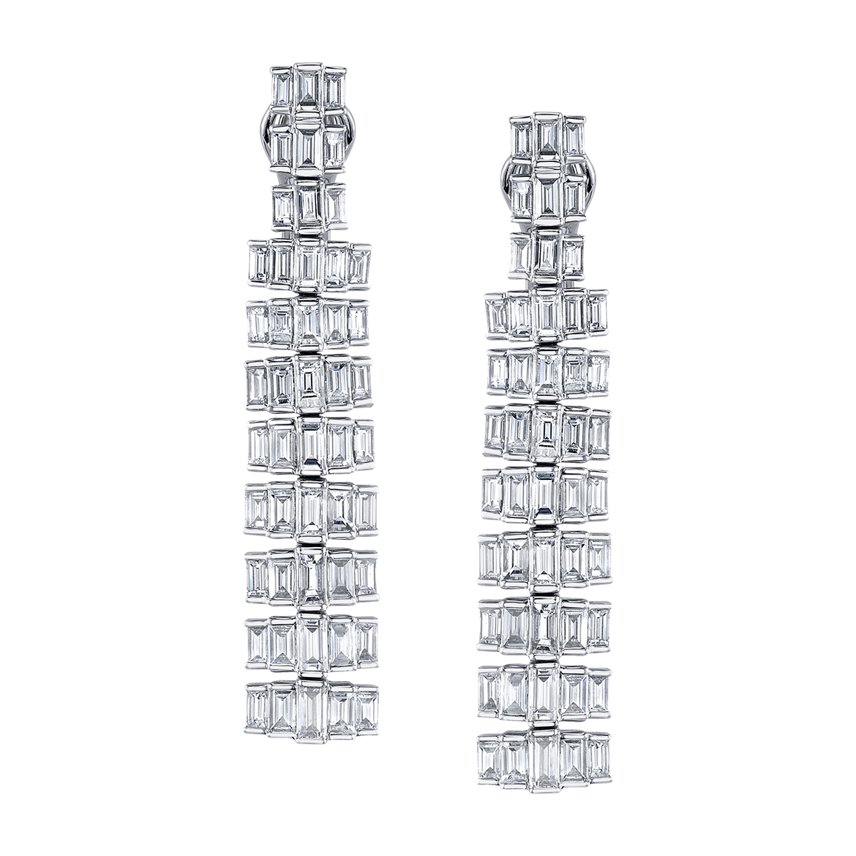 deBoulle Collection Diamond Dangle Earrings