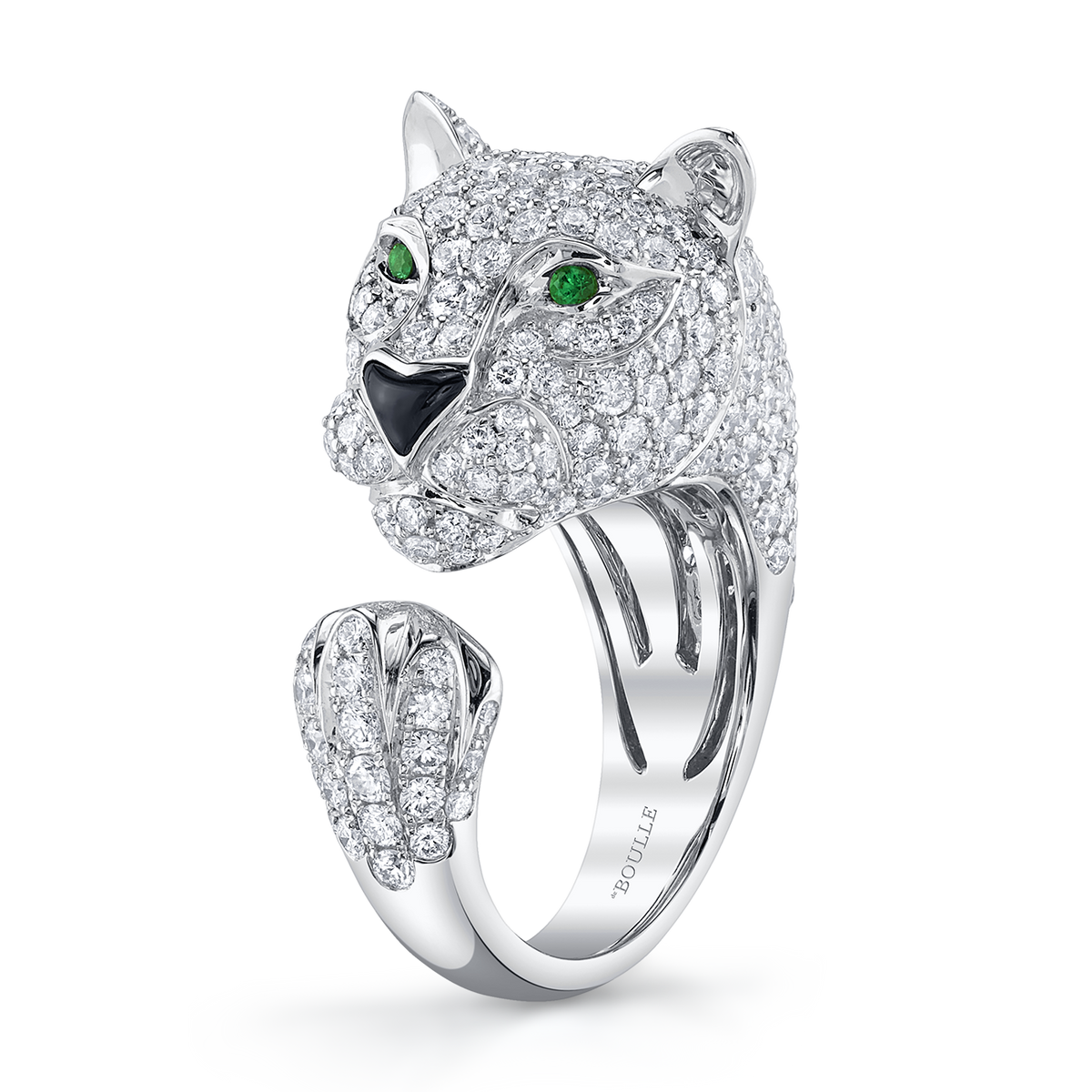 deBoulle Collection Puma Ring in White Gold