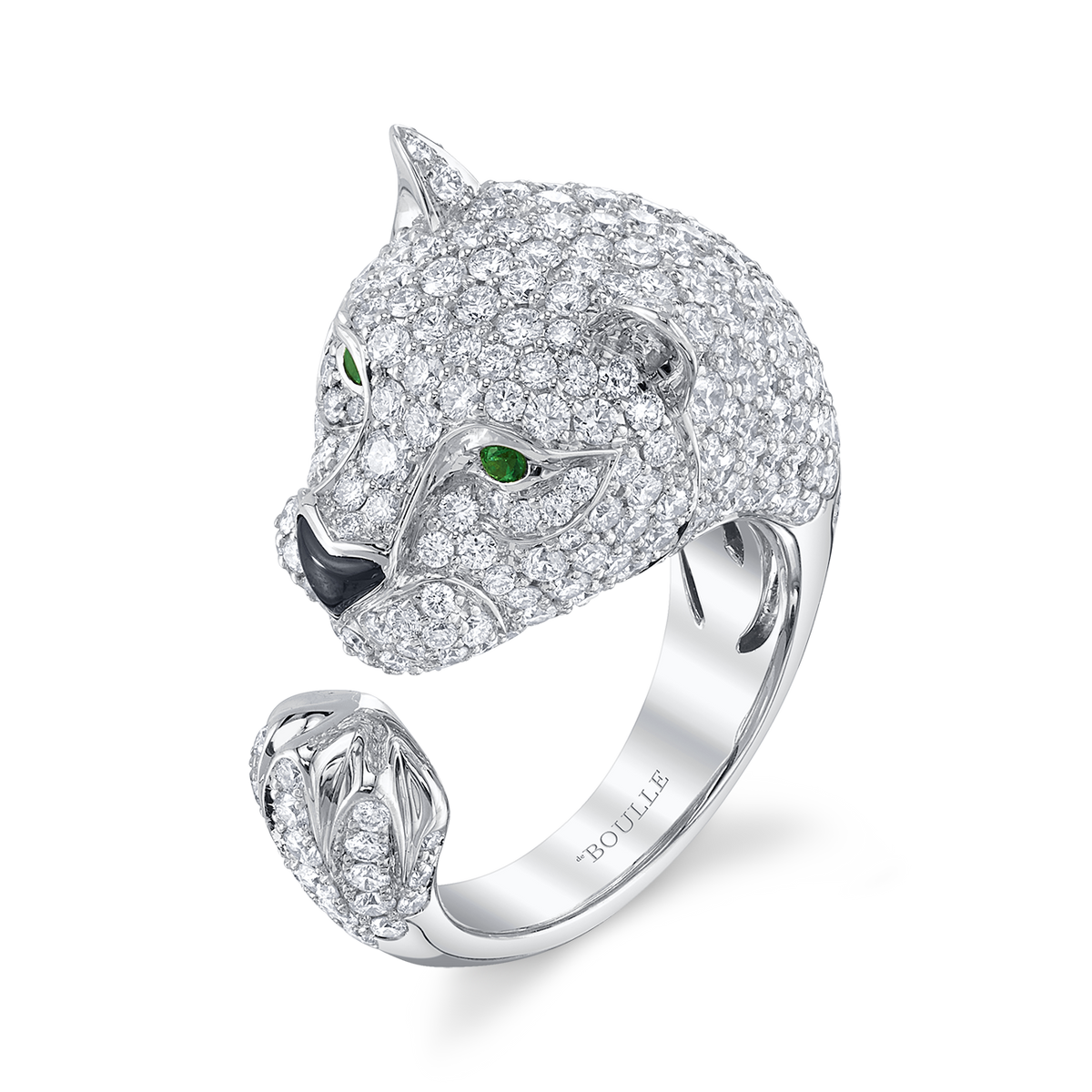 deBoulle Collection Puma Ring in White Gold