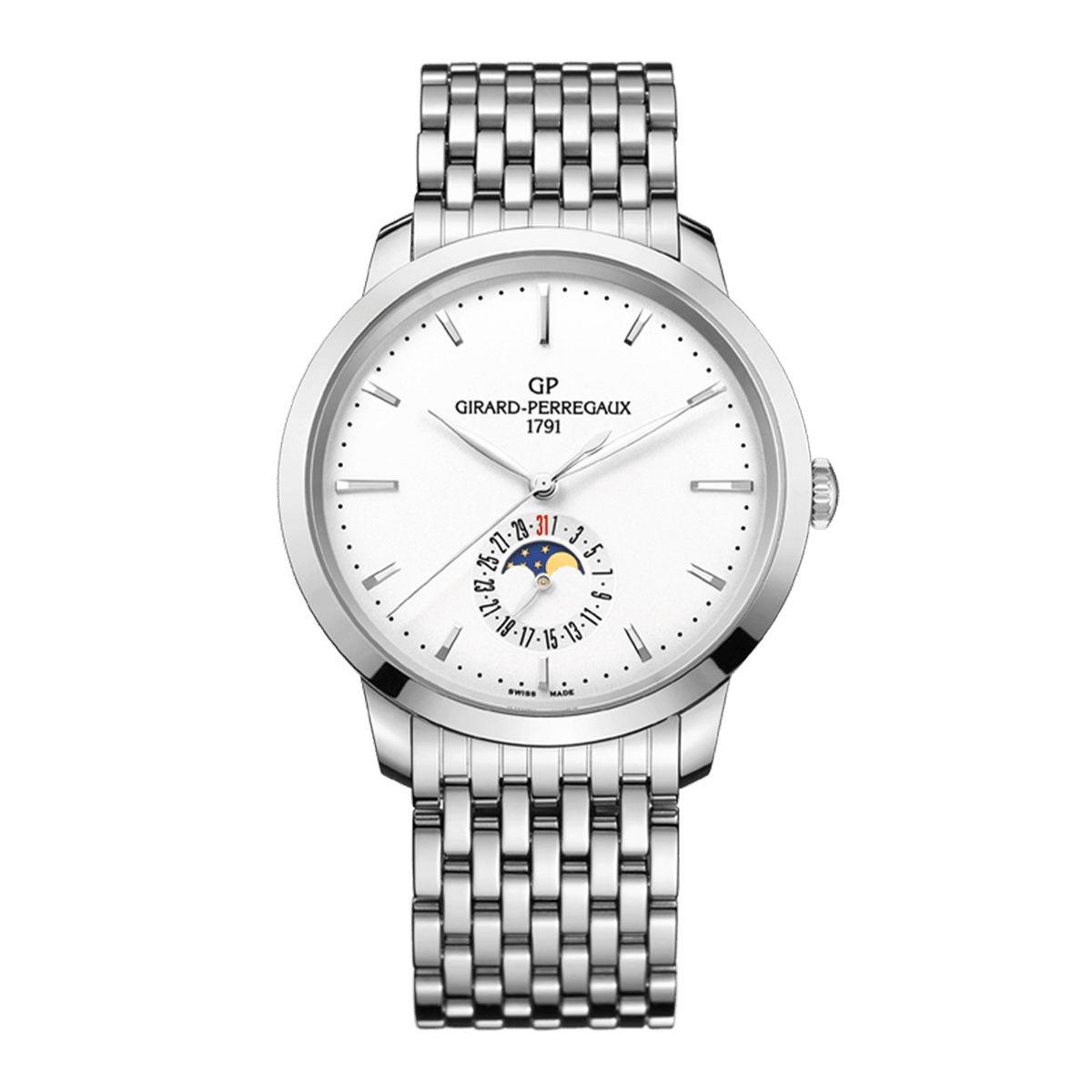 Girard-Perregaux 1966 Date and Moon Phases 49545-11-131-11A