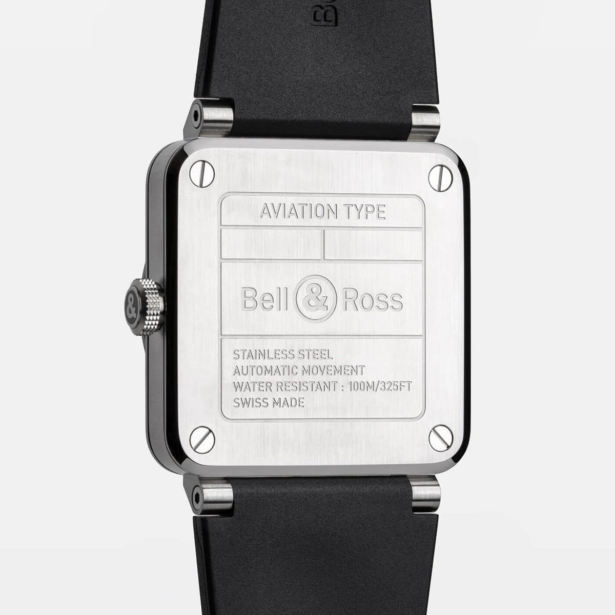 Bell & Ross Skeleton Grey Steel BR03A-GR-SKST/SRB
