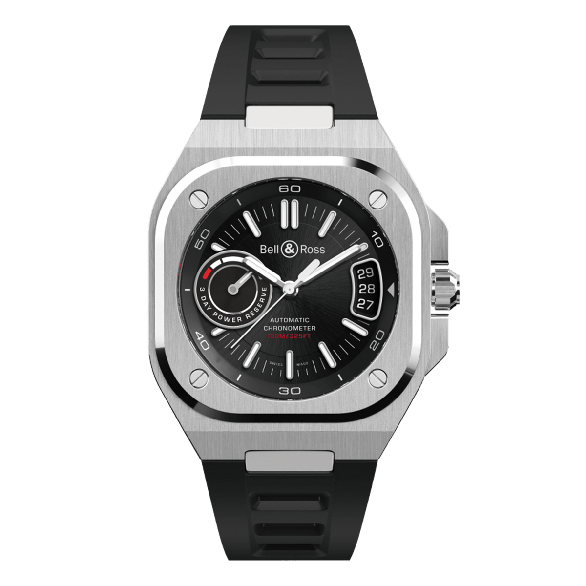 Bell & Ross BR-X5 Black Steel BRX5R-BL-ST/SRB