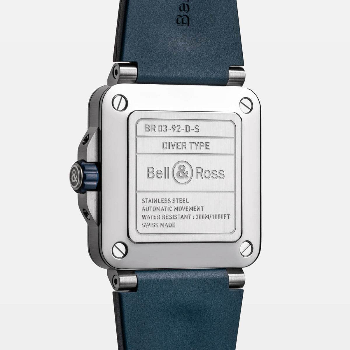 Bell & Ross BR-03 Diver Blue Steel BR03A-D-BLU-ST/SRB