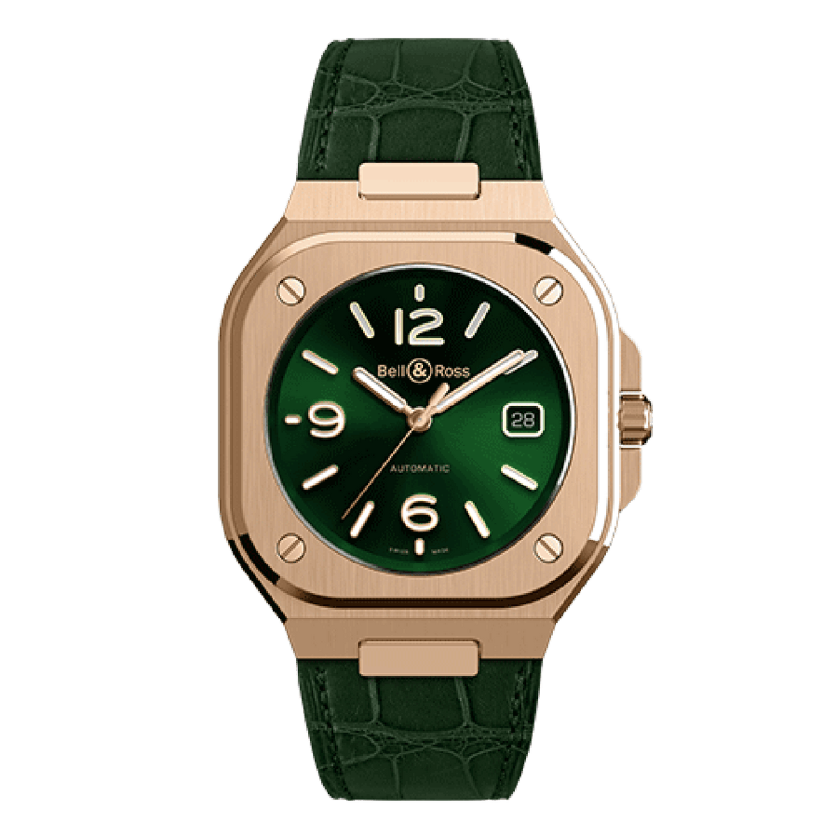 Bell & Ross BR-05 Green Gold BR05A-GN-PG/SCR