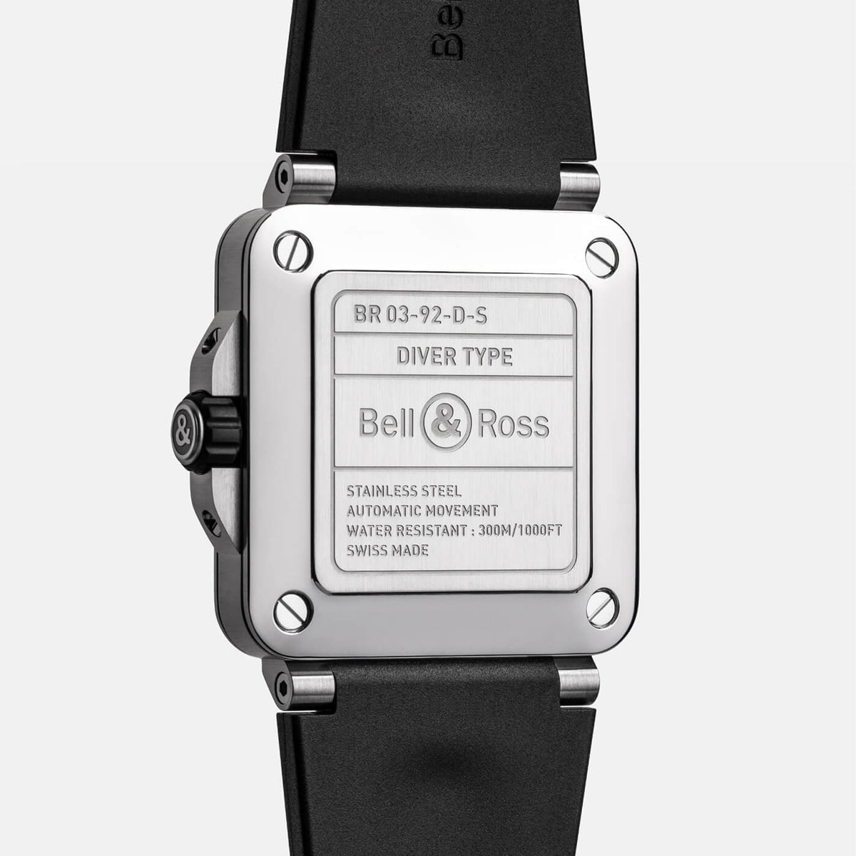 Bell & Ross BR-03 Diver Black Steel BR03A-D-BL-ST/SRB