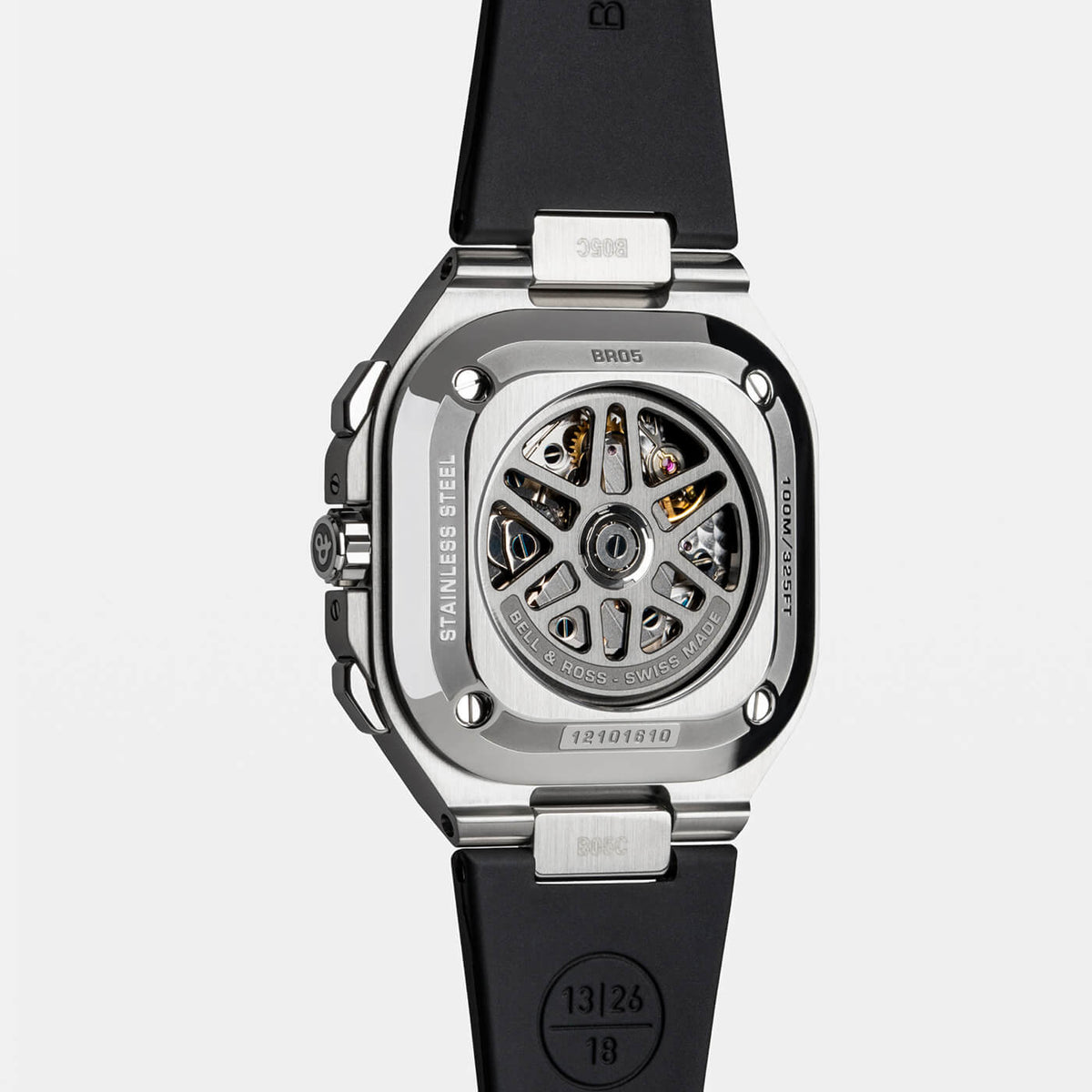 Bell & Ross BR-05 Chrono Black Steel BR05C-BLC-ST/SRB