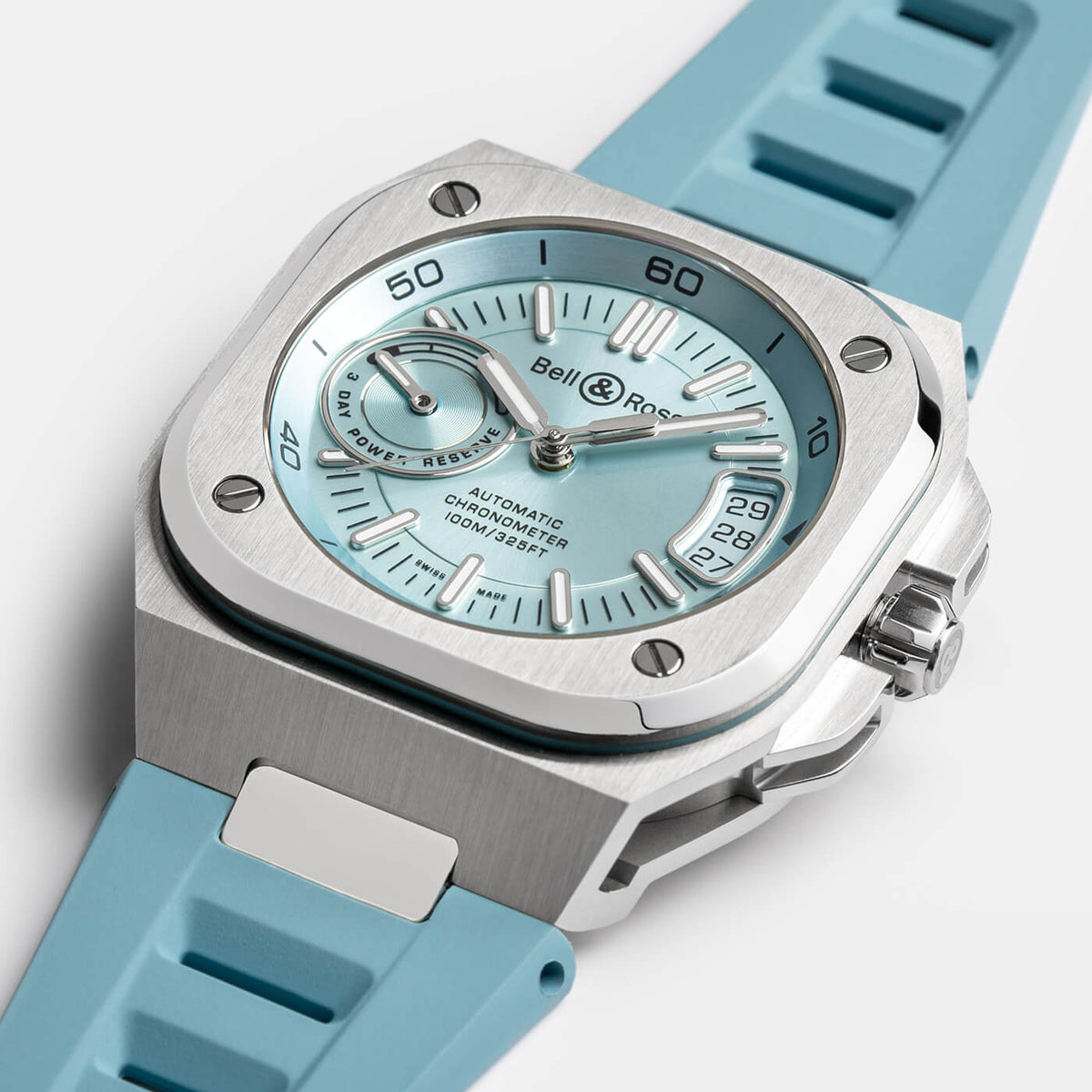 Bell & Ross BR-X5 Ice Blue Steel BRX5R-IB-ST/SRB