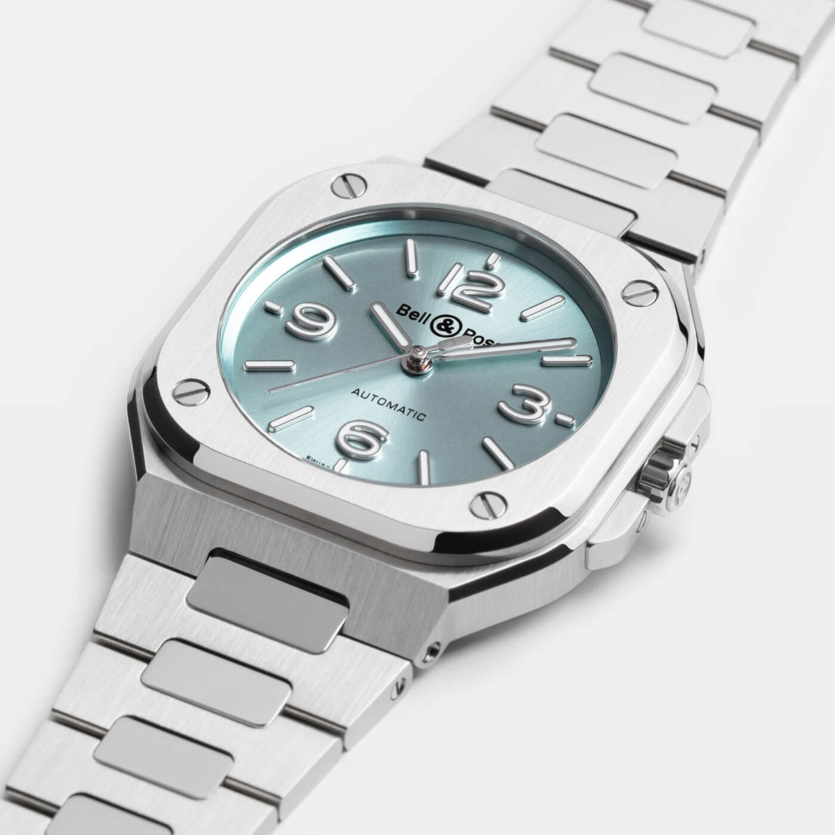 Bell & RossBR-05 36MM Ice Blue Steel BR05A-S-BU-ST/SST