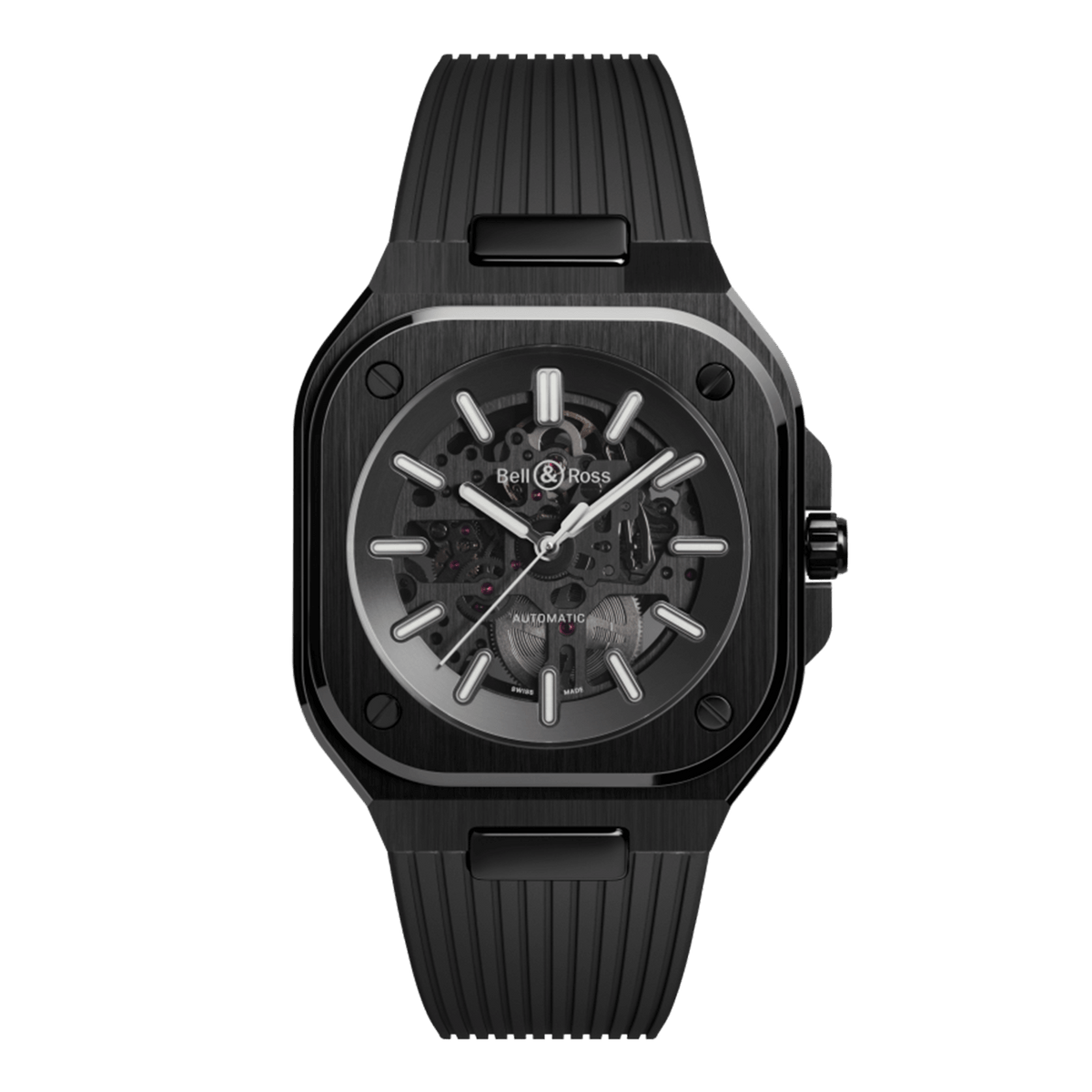 Bell & Ross BR-05 Skeleton Black Ceramic BR05A-BL-SK-CE/SRB