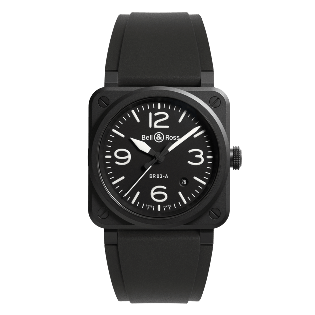 Bell & Ross BR-03 Black Matte BR03A-BL-CE/SRB
