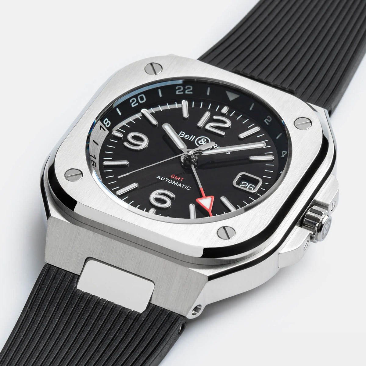 Bell & Ross BR-05 GMT Black BR05G-BL-ST/SRB