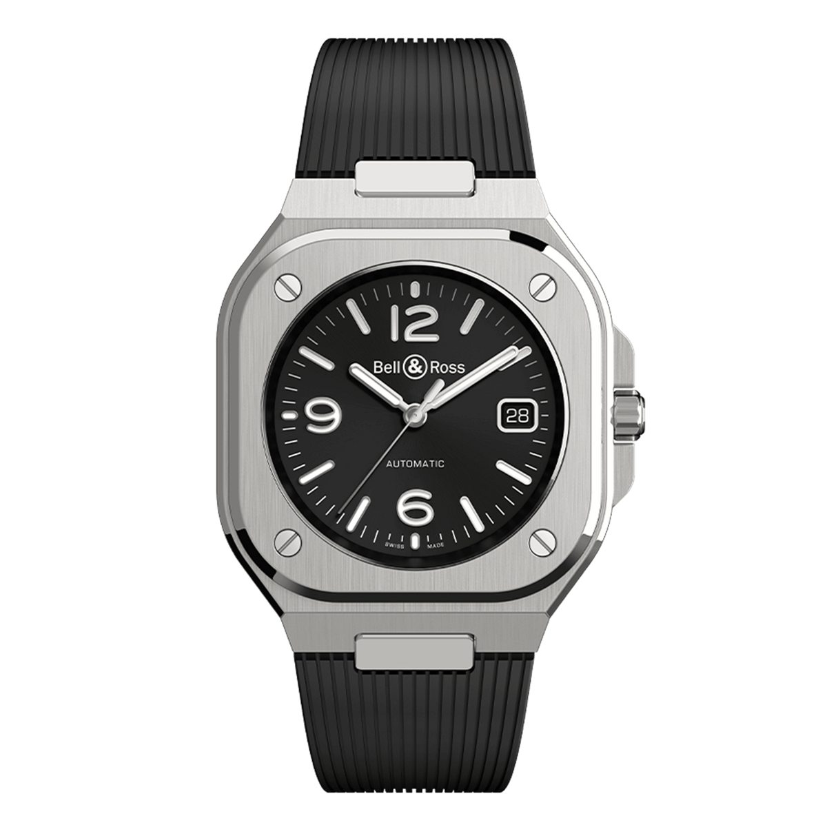 Bell & Ross BR-05 Black Steel BR05A-BL-ST/SRB