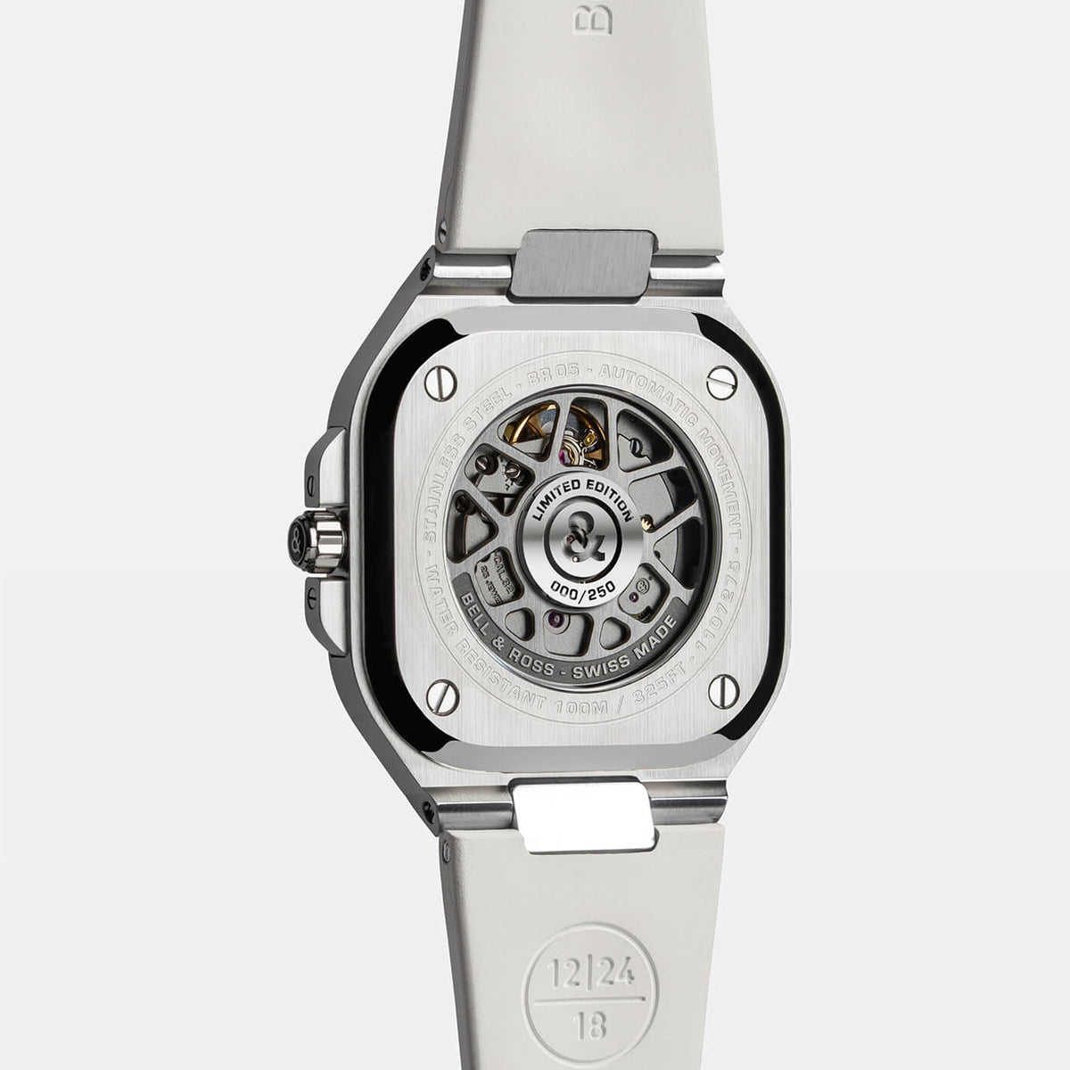 Bell & Ross Skeleton Arctic Blue BR05A-AB-SKST/SRB