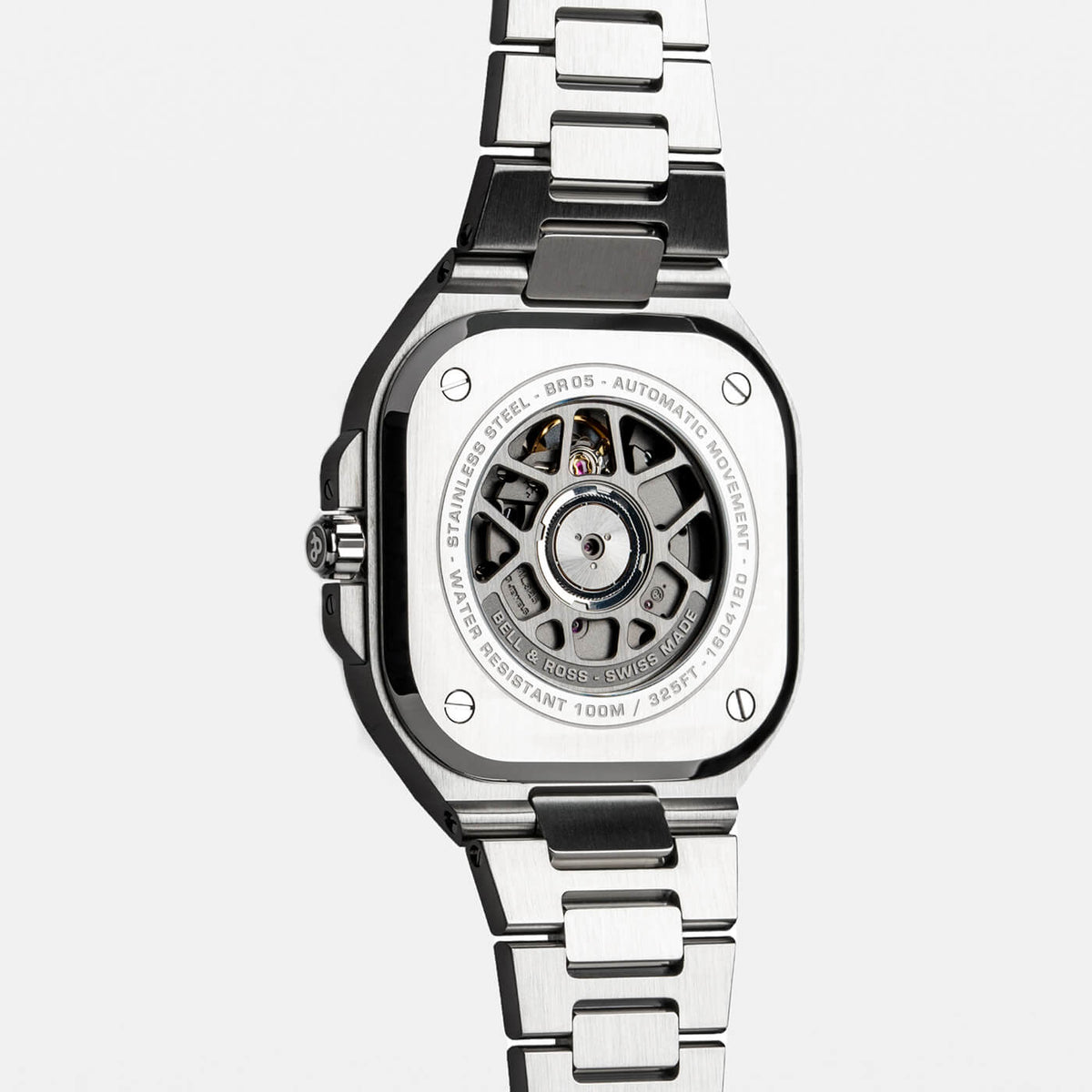 Bell & Ross BR-05 GMT White BR05G-SI-ST/SST