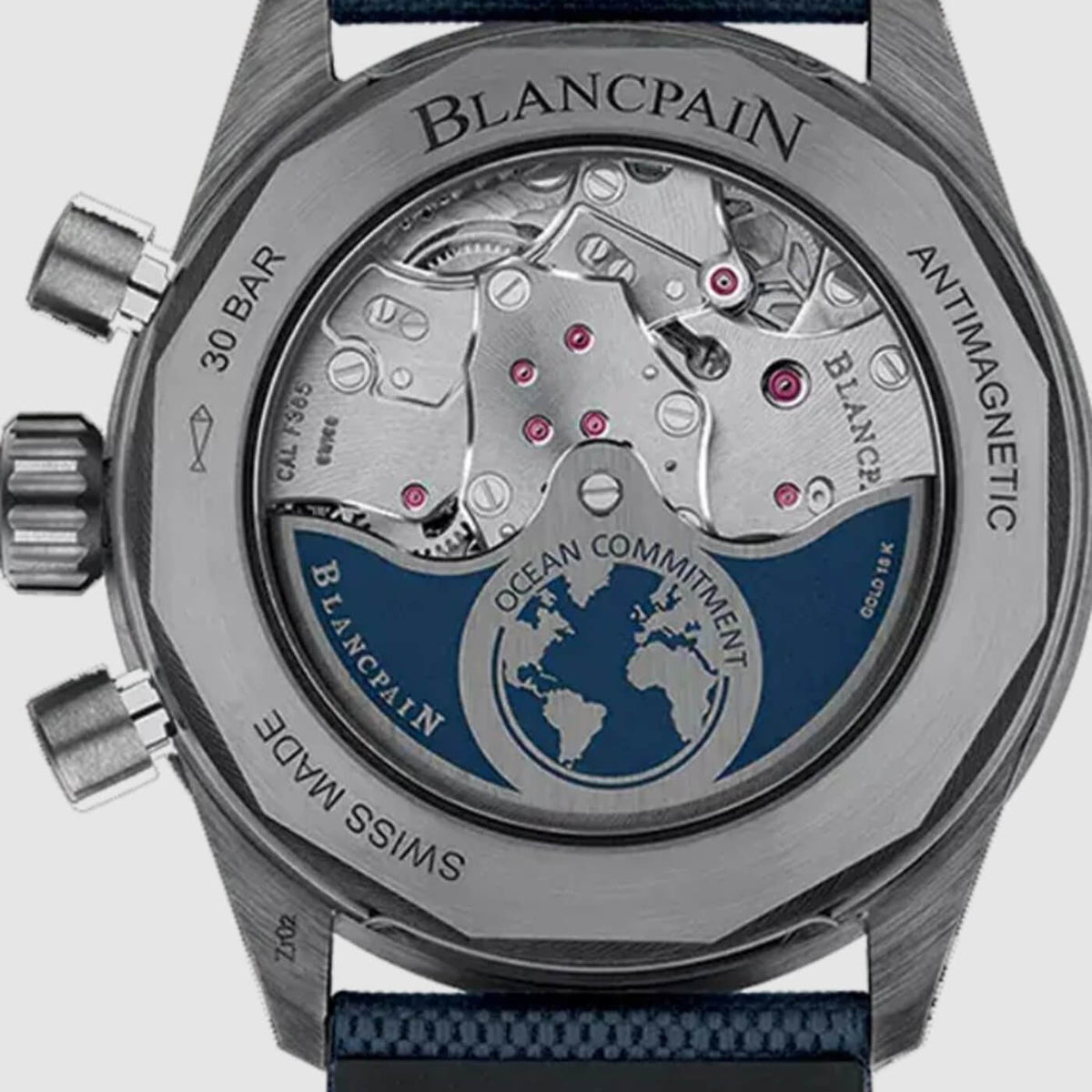 Blancpain Fifty Fathoms Bathyscaphe Chronographe Flyback Ocean Commitment 5200 0240 O52A