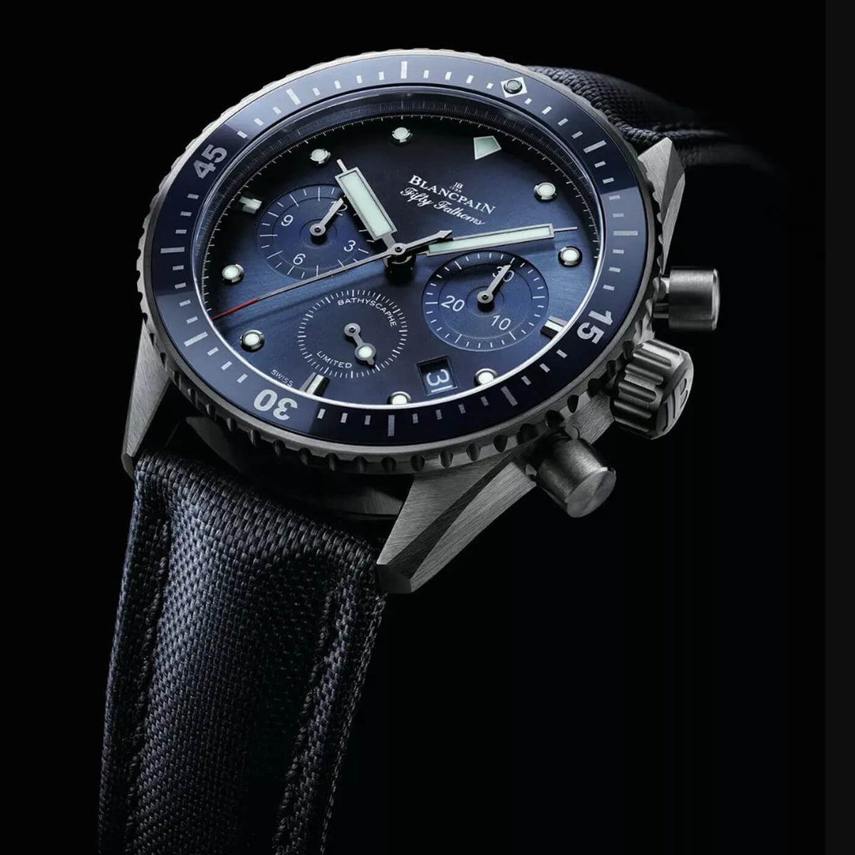 Blancpain Fifty Fathoms Bathyscaphe Chronographe Flyback Ocean Commitment 5200 0240 O52A