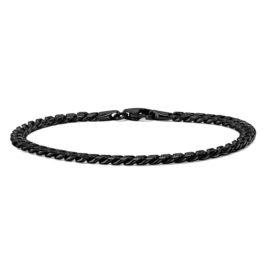 Cuban Chain Bracelet, 5MM - Stealth