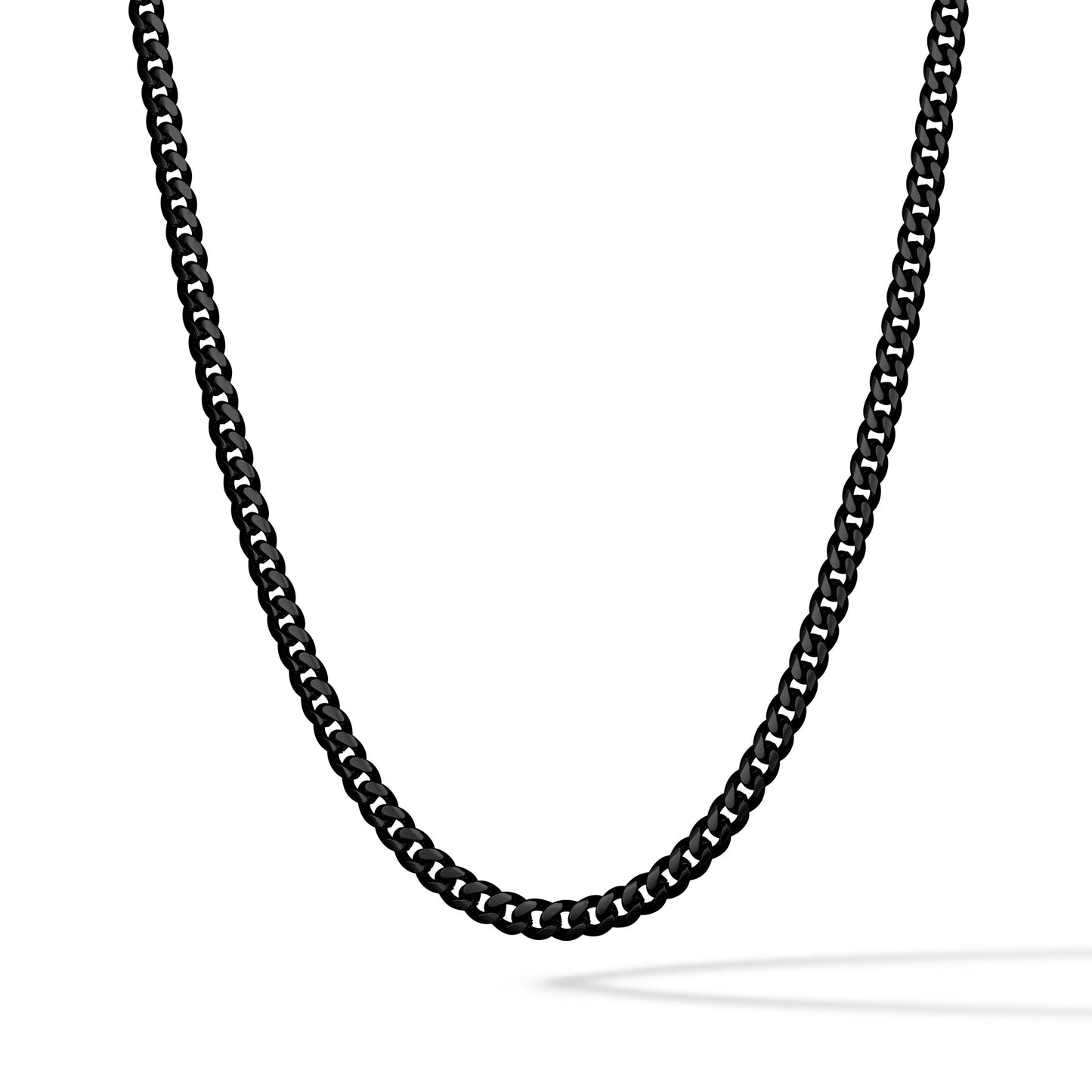 Cuban Chain Necklace, 5MM - Stealth