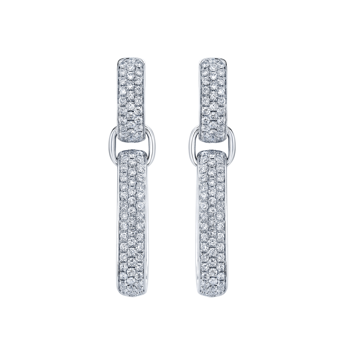 deBoulle Collection Diamond Link Earrings
