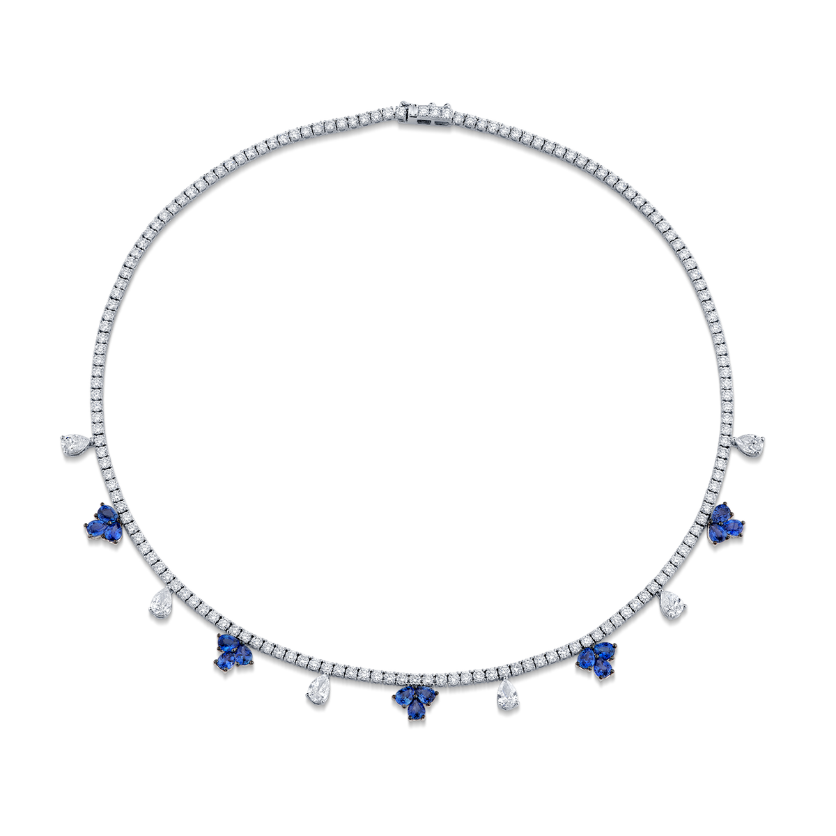 deBoulle Collection Sapphire and Diamond Necklace
