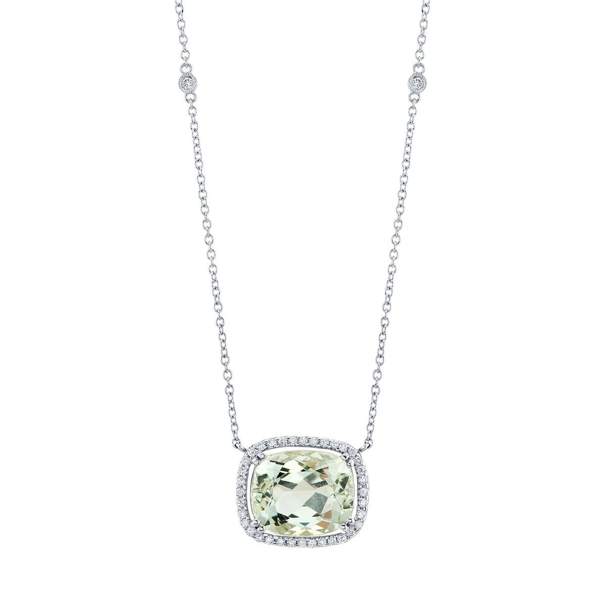 deBoulle Collection Beryl and Diamond Necklace
