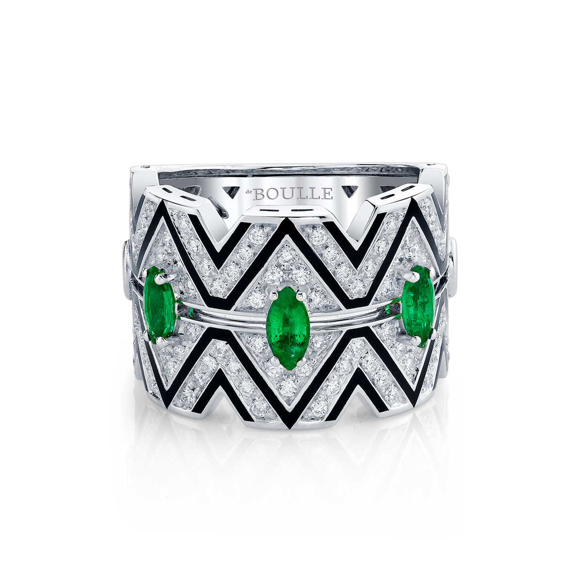 deBoulle Collection Chevron Ring