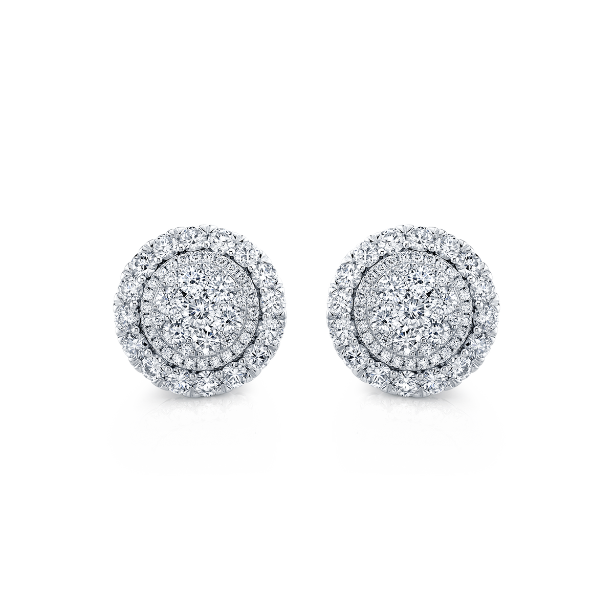 deBoulle Collection Diamond Circle Earrings
