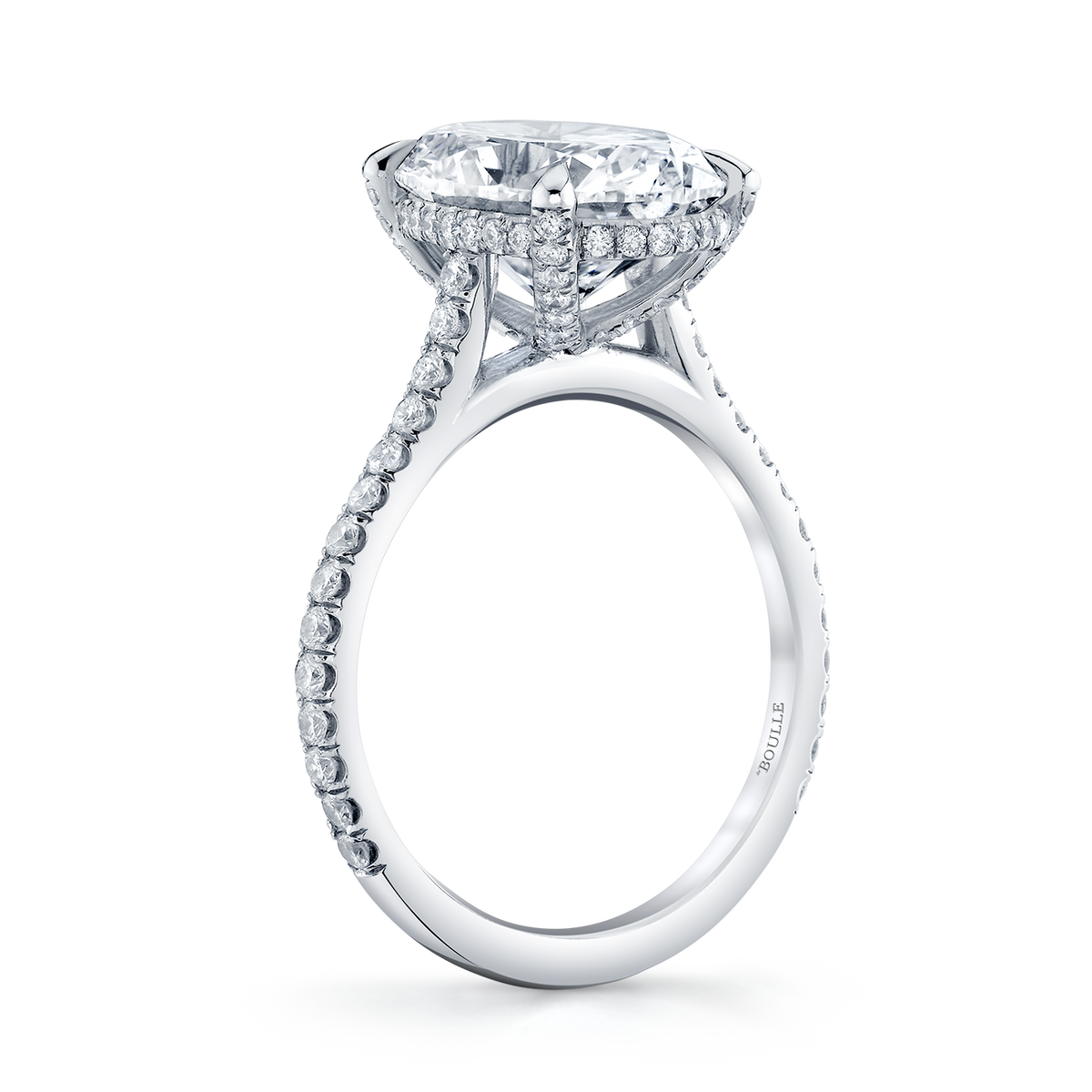 deBoulle High Jewelry Platinum Engagement Ring