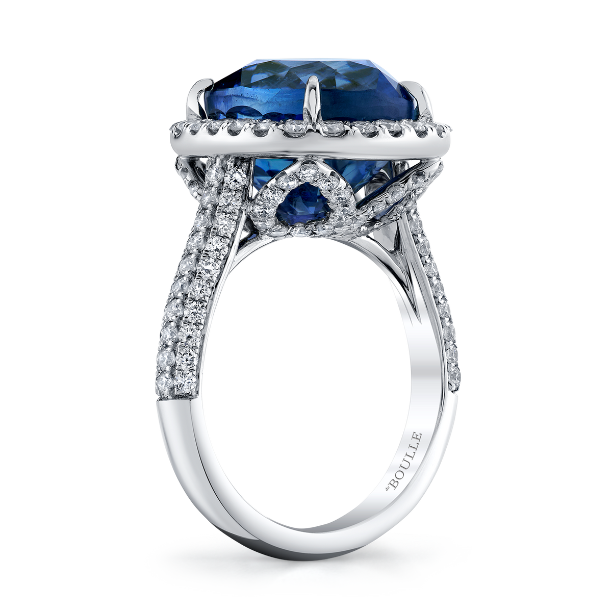 deBoulle High Jewelry Sapphire Fleur Ring