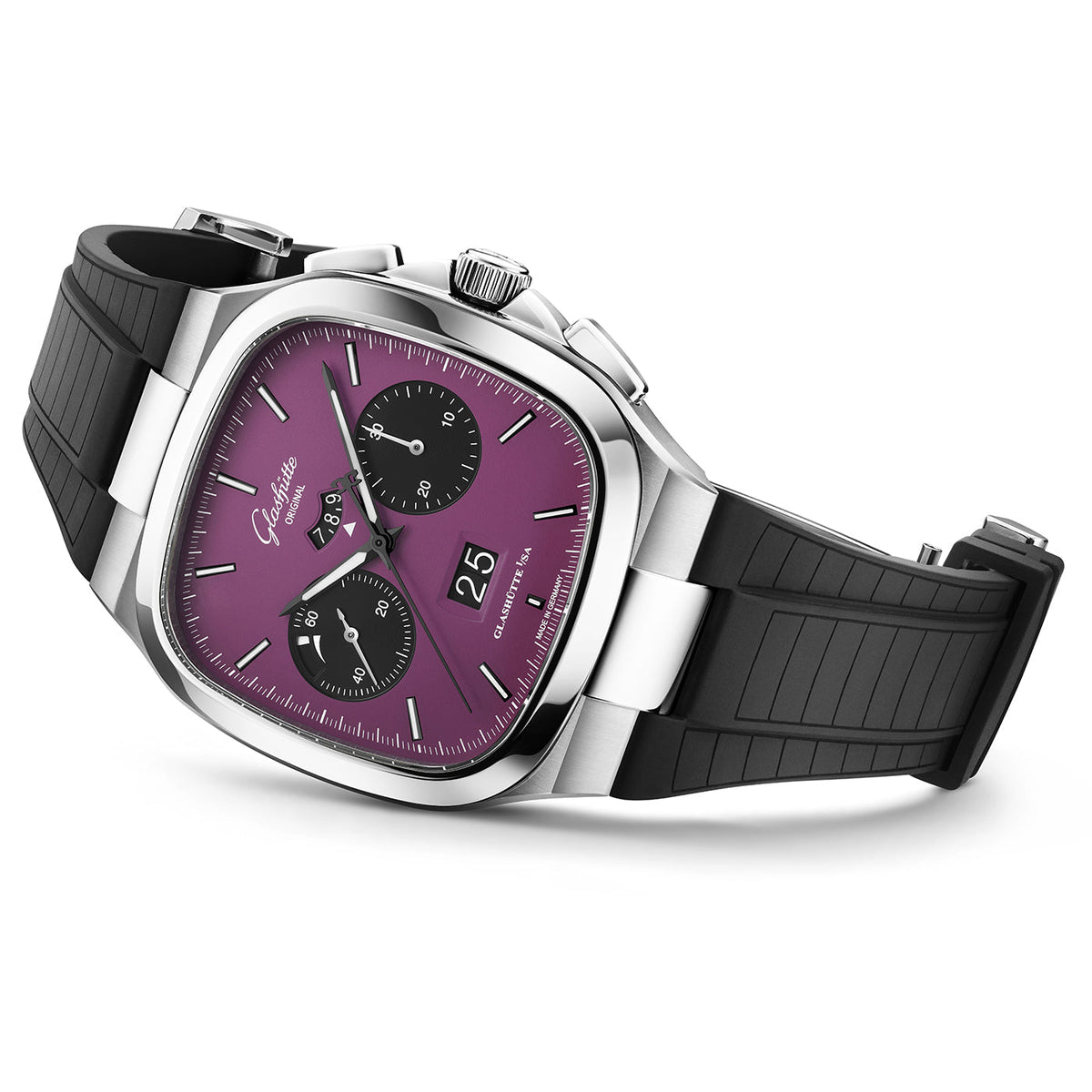 Glashütte Seventies Chronograph Panorama Date 1-37-02-20-02-63