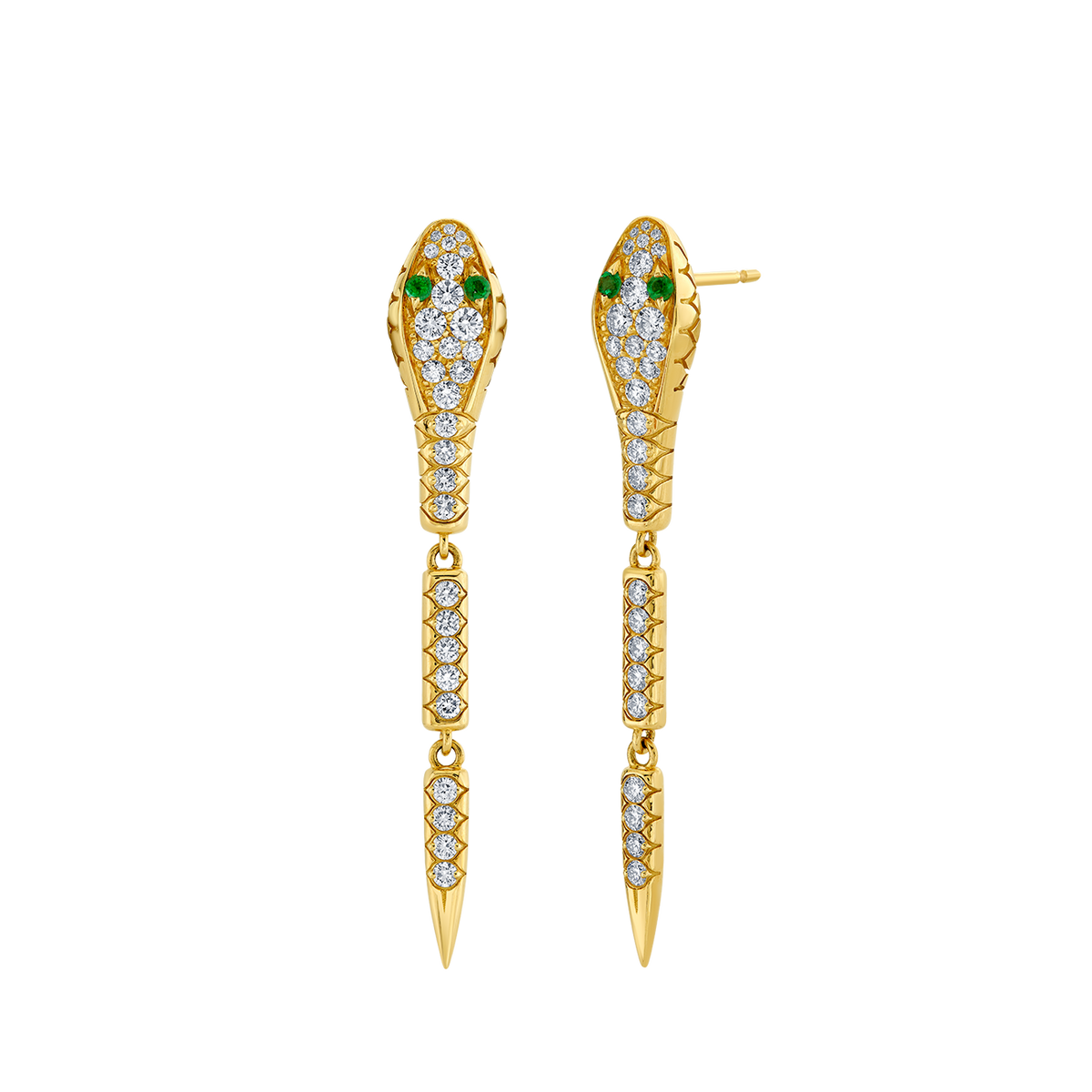 deBoulle Collection Serpent Earrings