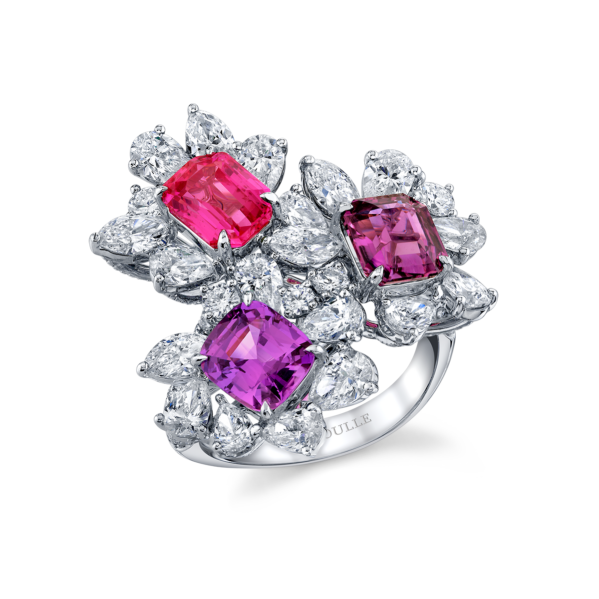 deBoulle High Jewelry Collection Sapphire Cluster Ring