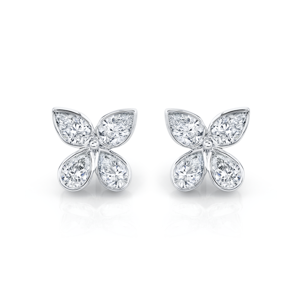 deBoulle Collection Pear Shape Diamond Earrings