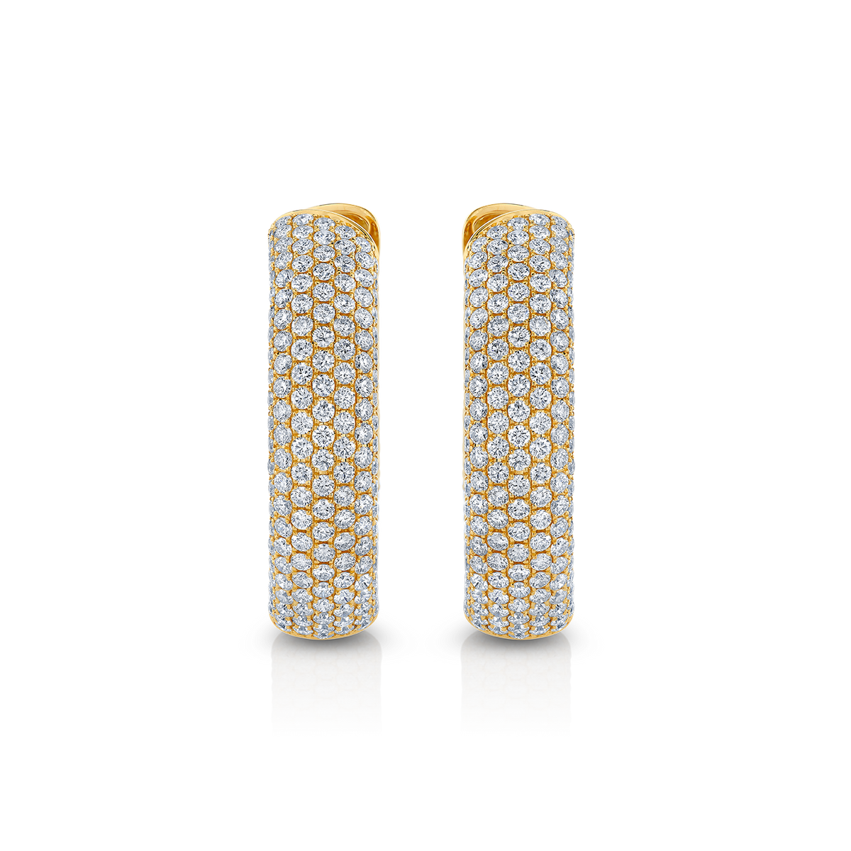 deBoulle Collection Diamond Hoop Earrings