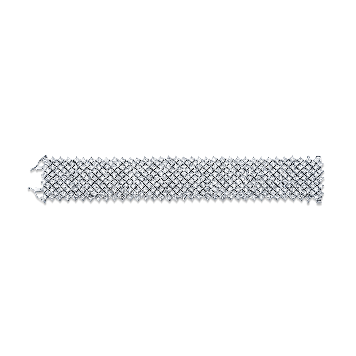 deBoulle High Jewelry Wide Diamond Bracelet