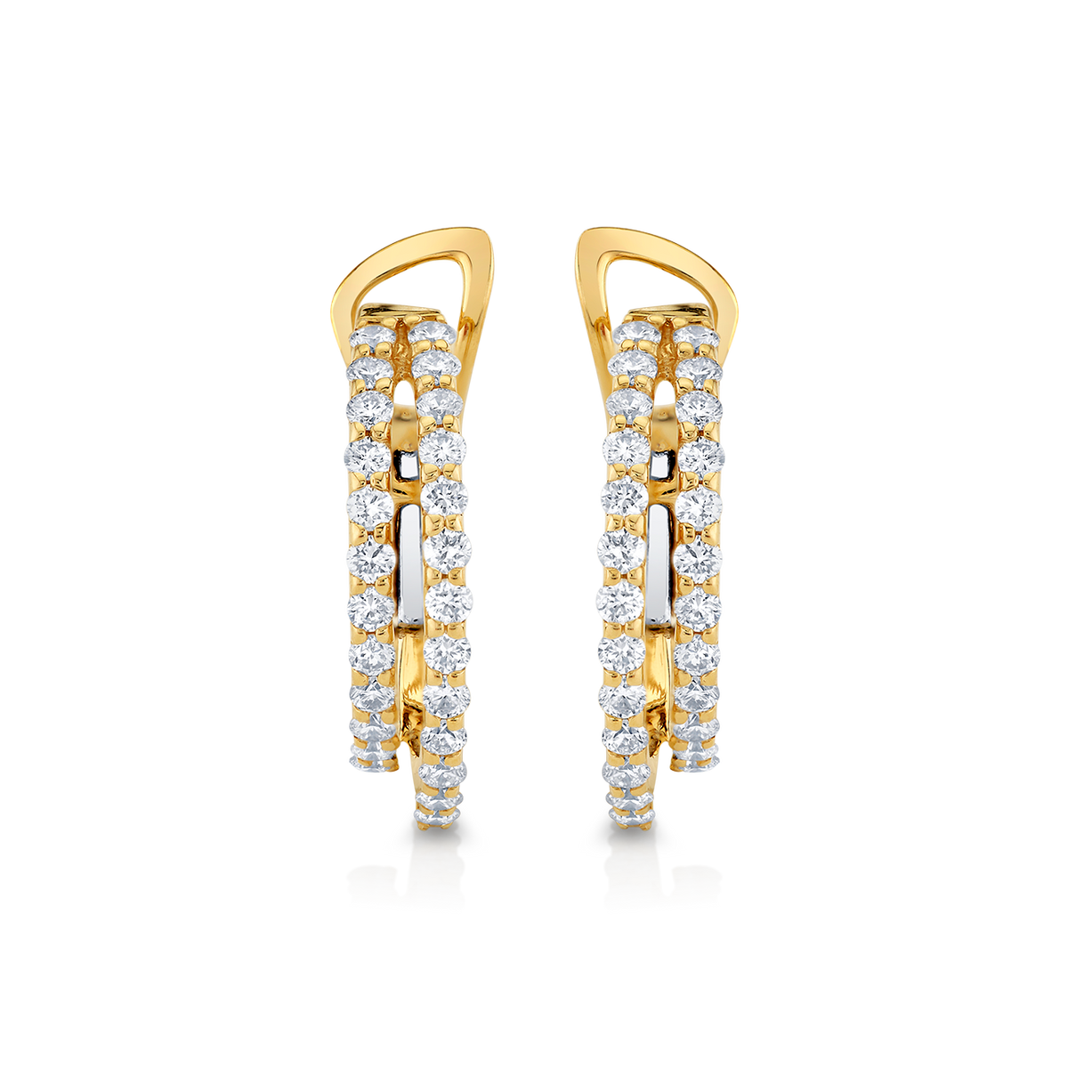 deBoulle Collection Double Huggie Earrings